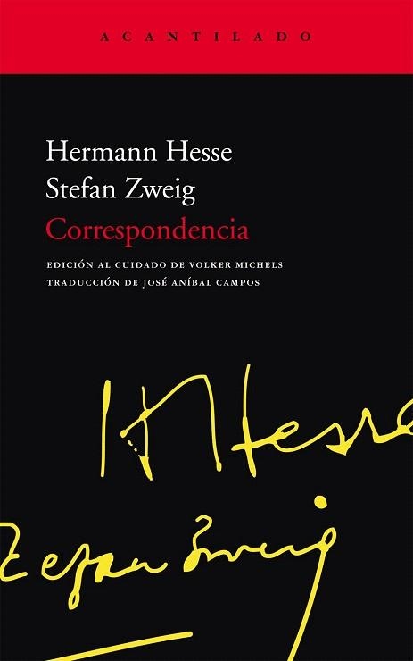 CORRESPONDENCIA HERMANN HESSE STEFAN ZWEIG | 9788496834958 | HESSE, HERMAN / ZWEIG, STEFAN | Llibreria La Gralla | Llibreria online de Granollers