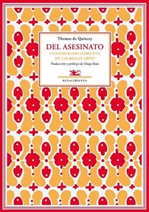 DEL ASESINATO CONSIDERADO COMO UNA DE LAS BELLAS ARTES | 9788496956322 | QUINCEY, THOMAS DE | Llibreria La Gralla | Llibreria online de Granollers