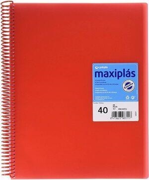 CARPETA 40 FUNDES MAXIPLAS VERMELL | 8413623983117 | 39834051 | Llibreria La Gralla | Llibreria online de Granollers