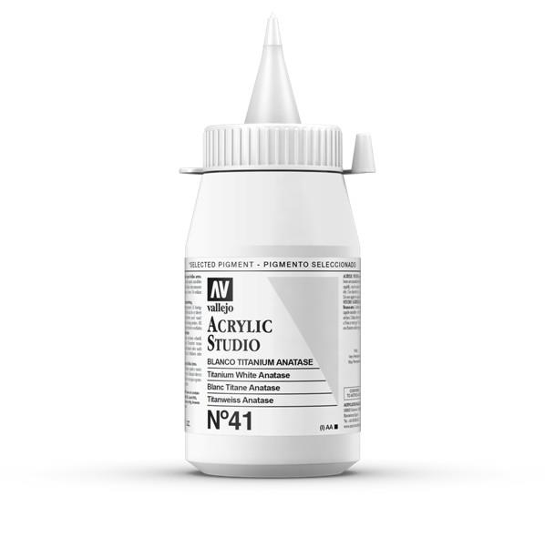 ACRÍLIC STUDIO VALLEJO 500ML 41 BLANC BARREJA | 8429551230414 | VAL23041 | Llibreria La Gralla | Librería online de Granollers