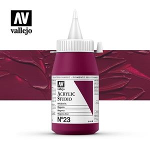 ACRÍLIC STUDIO VALLEJO 500ML 23 MAGENTA | 8429551230230 | 23023 | Llibreria La Gralla | Librería online de Granollers