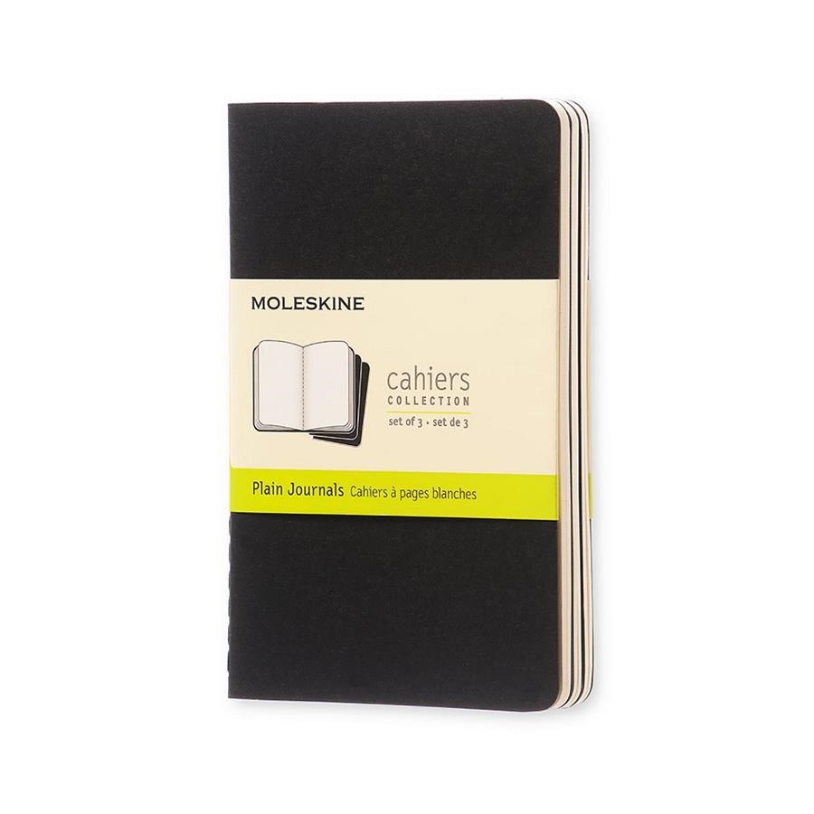 LLIBRETA MOLESKINE CAHIER POCKET SET OF 3 PLAIN JOURNALS | 9788883704918 | Llibreria La Gralla | Librería online de Granollers