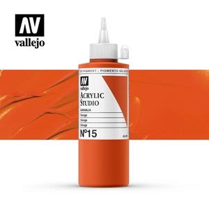 ACRILIC STUDIO VALLEJO 200ML 15-TARONJA CADMI | VAL220156 | 220156 | Llibreria La Gralla | Librería online de Granollers