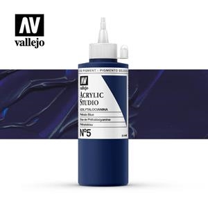 ACRÍLIC STUDIO VALLEJO 200ML 5-BLAU FTALOCIANINA | VAL220057 | 22057 | Llibreria La Gralla | Librería online de Granollers