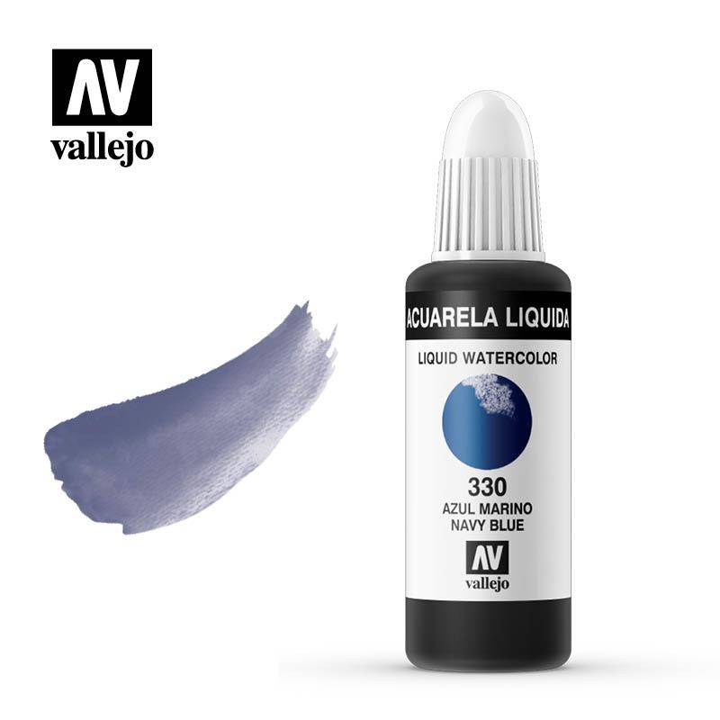 AQUAREL. LÍQUIDA VALLEJO 32ML 330-BLAU MARÍ | VAL333306 | 333306 | Llibreria La Gralla | Librería online de Granollers