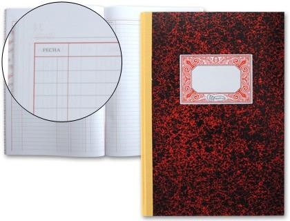 CUADERNO CARTONE CTAS.CTES.FOLIO NATURAL | MQR3016 | Llibreria La Gralla | Llibreria online de Granollers