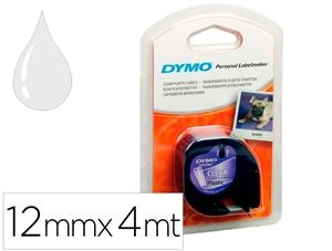CINTA DYMO LETRATAG TRANSPARENT 12MMX4M | DYM12267 | 36597 | Llibreria La Gralla | Librería online de Granollers