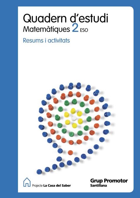 QUADERN ESTUDI MATEMATIQUES 2 ESO LA CASA DEL SABER | 9788479186081 | VARIOS AUTORES | Llibreria La Gralla | Librería online de Granollers
