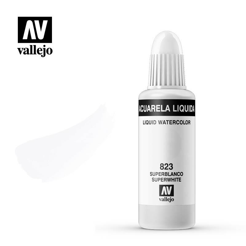 AQUAREL. LÍQUIDA VALLEJO 32ML 823- SUPERBLANC | 8429551338233 | 338233 | Llibreria La Gralla | Llibreria online de Granollers