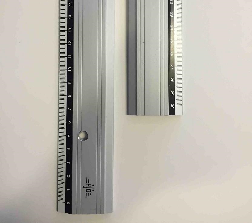 REGLA ALUMINI 30 CM DF | 8413237520302 | Llibreria La Gralla | Librería online de Granollers