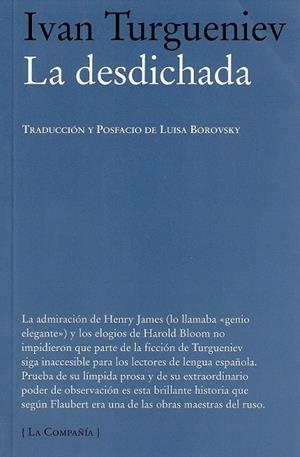 DESDICHADA, LA | 9788483930496 | TURGUENEV, IVAN | Llibreria La Gralla | Llibreria online de Granollers