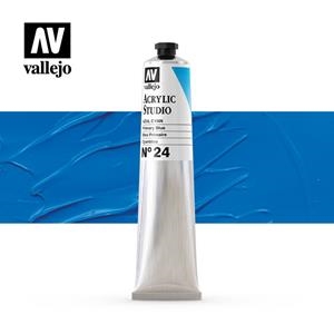 ACRÍLIC STUDIO VALLEJO 58ML 24- BLAU CYAN | 8429551210249 | VAL21024 | Llibreria La Gralla | Llibreria online de Granollers