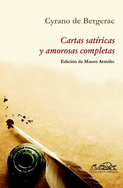 CARTAS SATÍRICAS Y AMOROSAS COMPLETAS | 9788483930175 | BERGERAC, CYRANO DE | Llibreria La Gralla | Librería online de Granollers