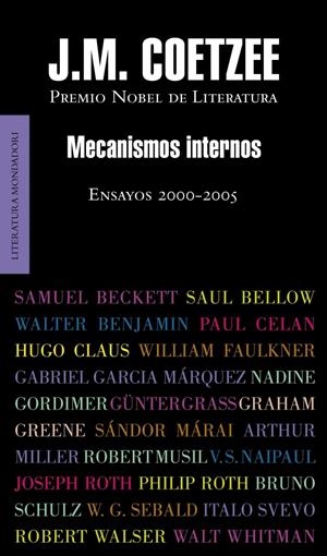 MECANISMOS INTERNOS | 9788439721581 | COETZEE, J.M. | Llibreria La Gralla | Librería online de Granollers