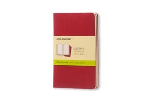 PACK 3 LLIBRETES DE NOTES 9X14 LLISES MOLESKINE VERMELL | 9788862930970 | Llibreria La Gralla | Llibreria online de Granollers