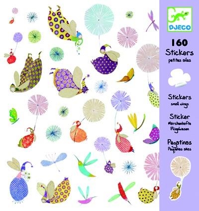 160 STICKERS DJECO PEQUEÑAS ALAS | 3070900088320 | TOPDJ08832 | Llibreria La Gralla | Llibreria online de Granollers