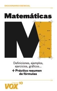DICCIONARIO ESENCIAL MATEMÁTICAS | 9788499740010 | Llibreria La Gralla | Librería online de Granollers