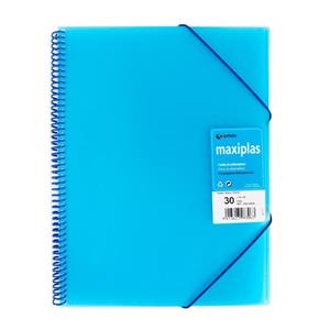 CARPETA 30 FUNDES MAXIPLAS BLAVA | 8413623983063 | 39833030 | Llibreria La Gralla | Llibreria online de Granollers