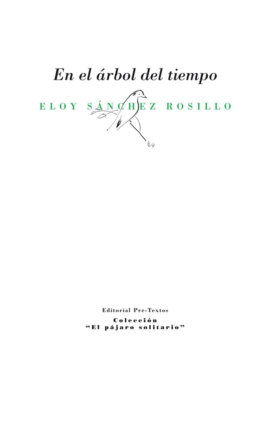 EN EL ÁRBOL DEL TIEMPO | 9788415297802 | SÁNCHEZ ROSILLO, ELOY | Llibreria La Gralla | Librería online de Granollers