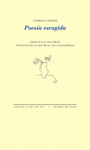 POESÍA ESCOGIDA | 9788415297888 | CAPRONI, GIORGIO | Llibreria La Gralla | Llibreria online de Granollers