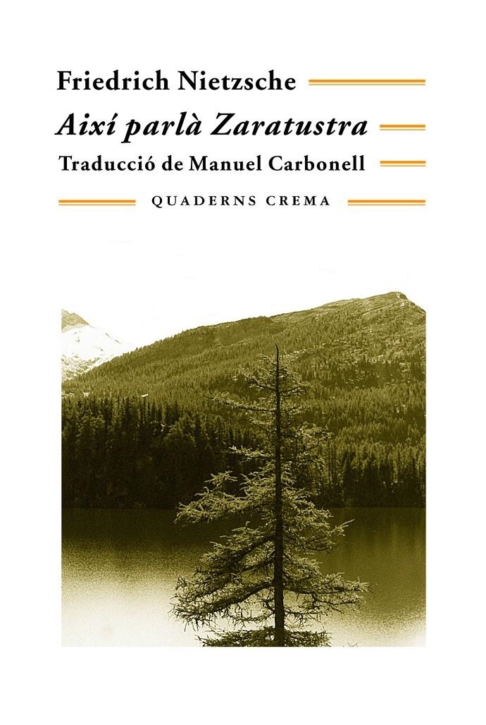 AIXI PARLA ZARATRUSTA | 9788477270751 | NIETZSCHE, FRIEDRICH | Llibreria La Gralla | Llibreria online de Granollers