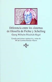 DIFERENCIA ENTRE LOS SISTEMAS DE FILOSOFIA DE FICH | 9788430918379 | HEGEL | Llibreria La Gralla | Librería online de Granollers