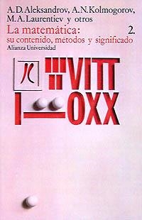 MATEMATICA:CONTENIDO,METODOS Y SIGNIFICADO VOL.2 | 9788420620695 | ALEKSANDROV;KOLMOGOROV | Llibreria La Gralla | Librería online de Granollers