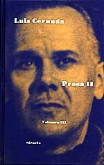 PROSA II. VOLUMEN III (LUIS CERNUDA) | 9788478442201 | CERNUDA,LUIS | Llibreria La Gralla | Librería online de Granollers