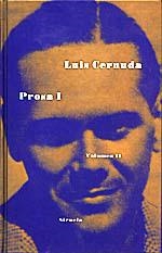 PROSA I. VOLUMEN II (LUIS CERNUDA) | 9788478442140 | CERNUDA, LUIS | Llibreria La Gralla | Llibreria online de Granollers