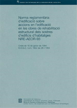 NORMA REGLAMENTARIA D`EDIFICACIO SOBRE ACCIONS EN | 9788478531882 | ANÓNIMO | Llibreria La Gralla | Librería online de Granollers