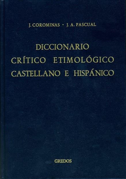 DICCIONARIO CRITICO ETIMOLOGICO VOL 6 | 9788424914561 | COROMINES, JOAN ; PASCUAL, JOSÉ A. | Llibreria La Gralla | Llibreria online de Granollers