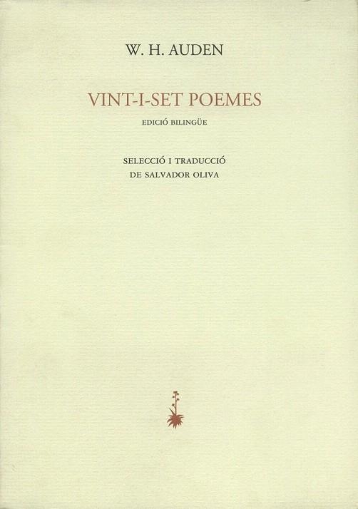 VINT-I-SET POEMES (BILINGÜE) (POESIA DELS QUADERNS DE CREMA) | 9788477271390 | AUDEN, W.H. | Llibreria La Gralla | Llibreria online de Granollers