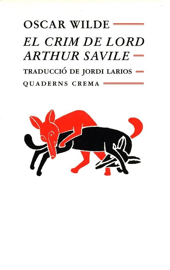 CRIM DE LORD ARTHUR SAVILE, EL | 9788477271376 | WILDE, OSCAR | Llibreria La Gralla | Librería online de Granollers