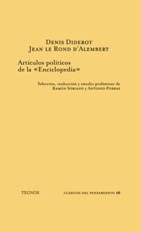 ARTICULOS POLITICOS DE LA "ENCICLOPEDIA" | 9788430912544 | DIDEROT, DENIS ; D'Alembert, Jean le Rond | Llibreria La Gralla | Librería online de Granollers