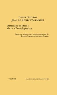 ARTICULOS POLITICOS DE LA "ENCICLOPEDIA" | 9788430912544 | DIDEROT, DENIS ; D'Alembert, Jean le Rond | Llibreria La Gralla | Llibreria online de Granollers