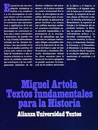TEXTOS FUNDAMENTALES PARA LA HISTORIA | 9788420680095 | ARTOLA, MIGUEL | Llibreria La Gralla | Librería online de Granollers