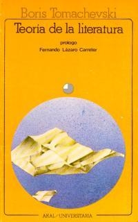 TEORIA DE LA LITERATURA | 9788473395960 | TOMACHEVSKI, BORIS | Llibreria La Gralla | Librería online de Granollers