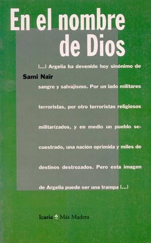EN EL NOMBRE DE DIOS | 9788474262636 | NAIR, SAMI | Llibreria La Gralla | Llibreria online de Granollers