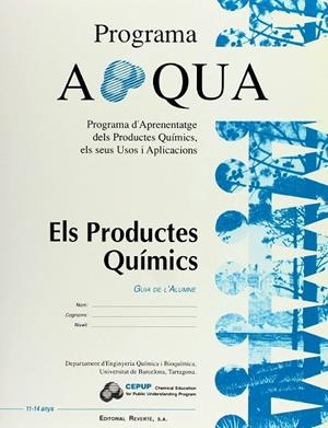 PRODUCTES QUIMICS GUIA DE L'ALUMNE (AQUA) | 9788429175868 | APQUA | Llibreria La Gralla | Librería online de Granollers