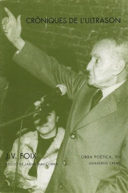 CRONIQUES DE L'ULTRASON | 9788477271772 | FOIX, J.V | Llibreria La Gralla | Librería online de Granollers