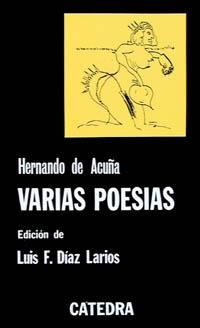 VARIAS POESIAS | 9788437603650 | ACUÑA, HERNANDO DE | Llibreria La Gralla | Llibreria online de Granollers