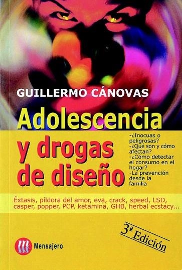 ADOLESCENCIA Y DROGAS DE DISEÑO | 9788427120686 | CANOVAS, GUILLERMO | Llibreria La Gralla | Librería online de Granollers