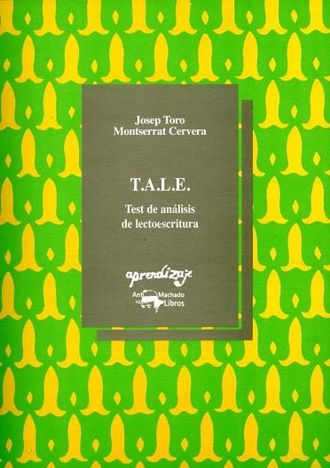 T.A.L.E. | 9788477740261 | TORO, JOSEP | Llibreria La Gralla | Librería online de Granollers