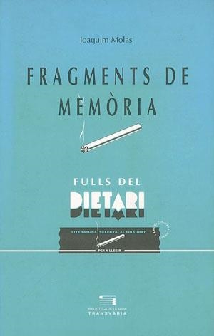 FRACMENTS DE MEMORIA | 9788479354114 | MOLAS, J. | Llibreria La Gralla | Librería online de Granollers