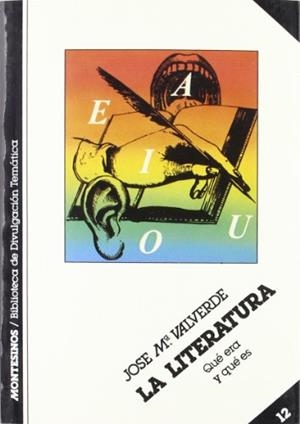 LITERATURA, LA | 9788485859436 | VALVERDE, JOSE Mª | Llibreria La Gralla | Librería online de Granollers