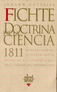 DOCTRINA DE LA CIENCIA | 9788446009535 | GOTTLIEB, JOHANN | Llibreria La Gralla | Librería online de Granollers