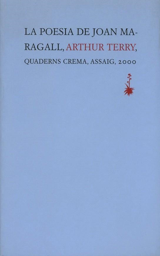 POESIA DE JOAN MARAGALL | 9788477272885 | TERRY, ARTHUR | Llibreria La Gralla | Librería online de Granollers