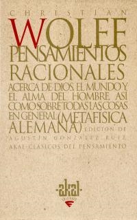 PENSAMIENTOS RACIONALES | 9788446009658 | WOLFE, CHRISTIAN | Llibreria La Gralla | Librería online de Granollers