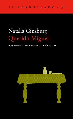 QUERIDO MIGUEL | 9788495359216 | GINZBURG, NATALIA | Llibreria La Gralla | Llibreria online de Granollers