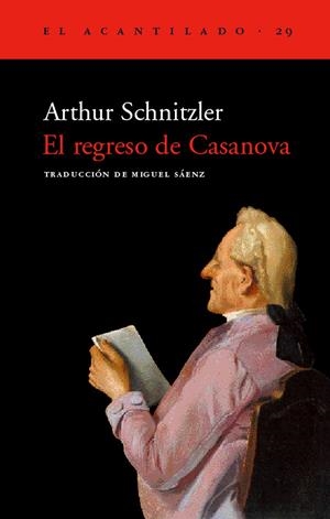 REGRESO DE CASANOVA,EL | 9788495359186 | SCHNITZLER, ARTHUR | Llibreria La Gralla | Librería online de Granollers